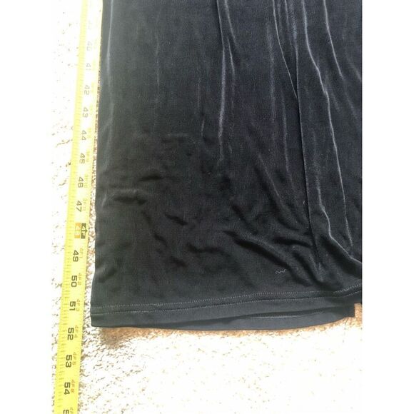 R&M Richards by Karen Kwong Women’s Black Elegant Tank Dress With Built in Neckl - Picture 6 of 6